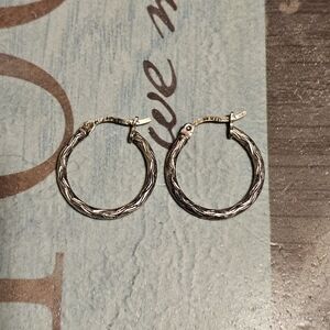 Sterling Silver 925 Hoop Earrings